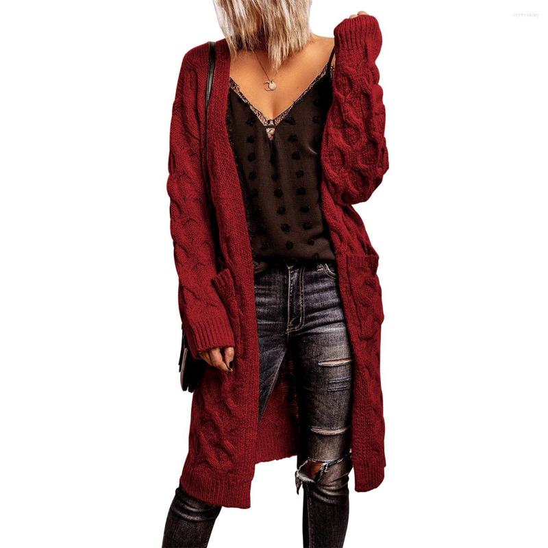 Women' Knits Women' Open Front Cardigan Cable Knit Sweaters Solid Color Chunky Long Sweater Coats With Pockets, Jl
Women' Knits Women' Open Front Cardigan Cable Knit Sweaters Solid Color Chunky Long Sweater Coats With Pockets, Jl