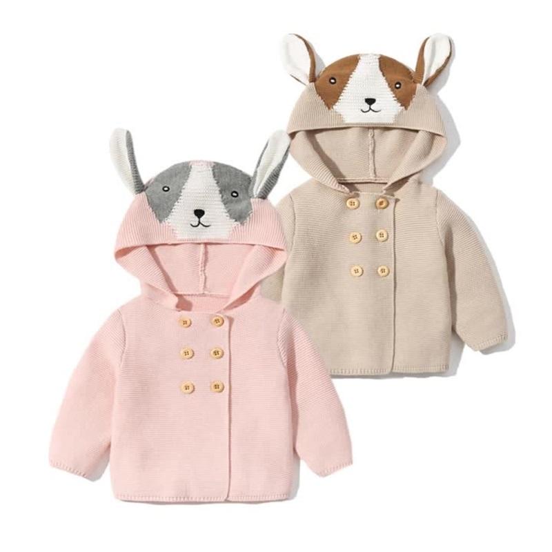 Jackets Baby Kids Cute Animals Knitted Autumn Winter Knitwear Lovely Cartoon Hooded Coats For Boys And Girls, Khaki
Jackets Baby Kids Cute Animals Knitted Autumn Winter Knitwear Lovely Cartoon Hooded Coats For Boys And Girls, Khaki