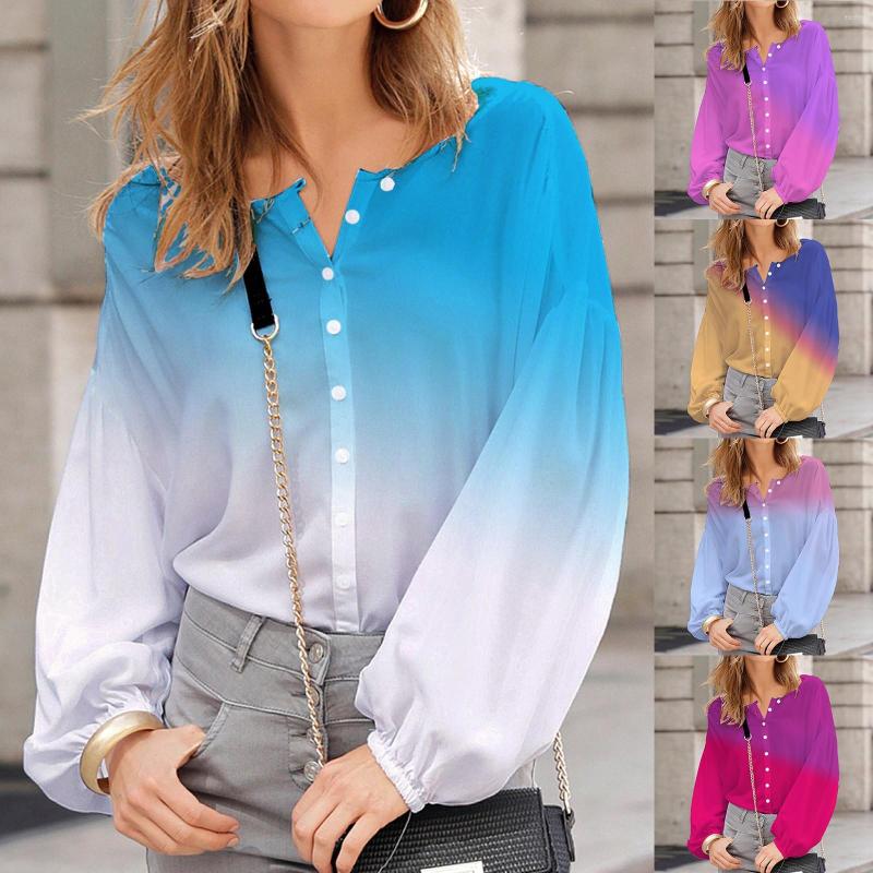 Women's Blouses 2023 Women's Casual Loose Bubble Sleeve Fashion Shirt Oversized Elegant Woman Clothing, Light blue
Women's Blouses 2023 Women's Casual Loose Bubble Sleeve Fashion Shirt Oversized Elegant Woman Clothing, Light blue
