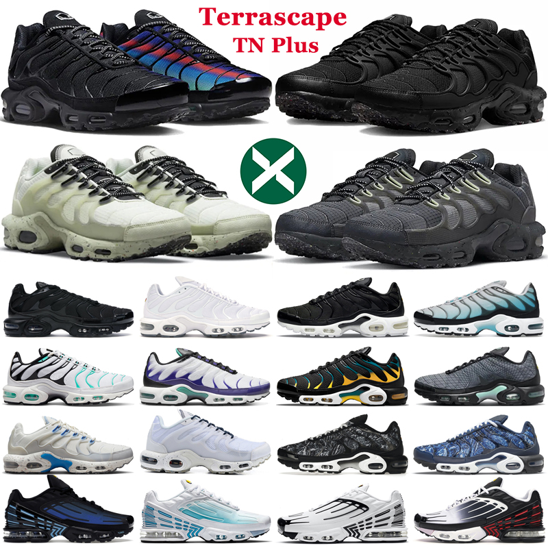 2023 terrascape tn plus 3 running shoes men women Triple Black Anthracite White Unity Hyper Baltic Blue Gradient Dark Smoke Grey mens trainers sports sneakers
2023 terrascape tn plus 3 running shoes men women Triple Black Anthracite White Unity Hyper Baltic Blue Gradient Dark Smoke Grey mens trainers sports sneakers