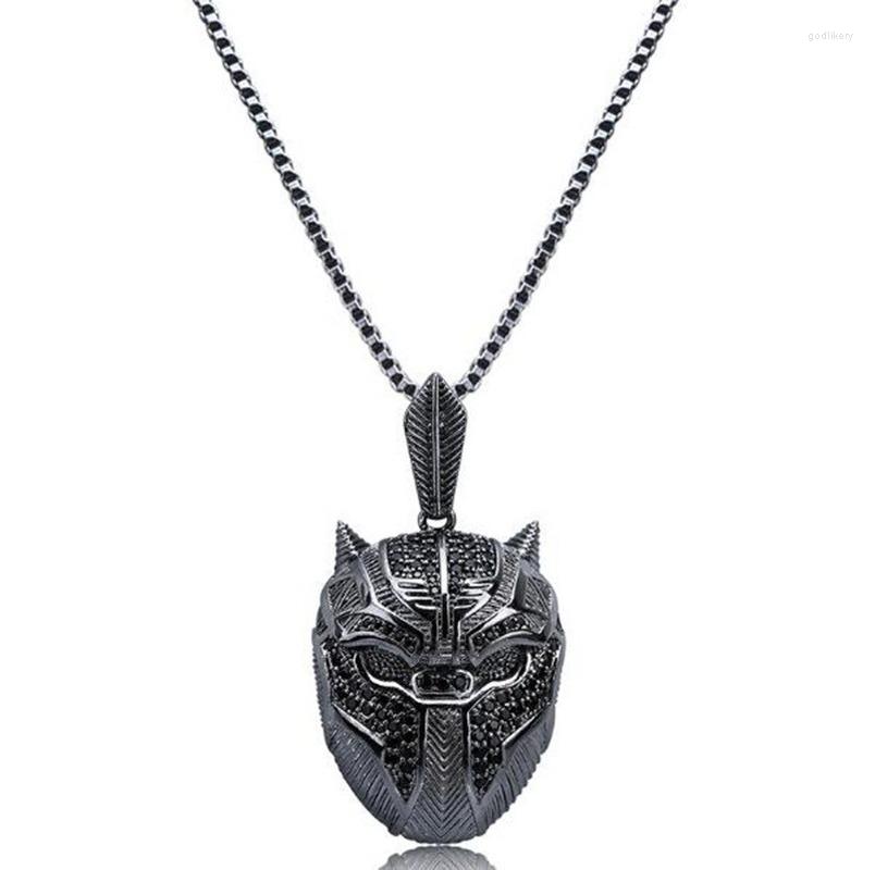 Pendant Necklaces Retro Domineering Black Warrior Mask Necklace Men's Fashion Hip Hop Rock Party Jewelry
Pendant Necklaces Retro Domineering Black Warrior Mask Necklace Men's Fashion Hip Hop Rock Party Jewelry