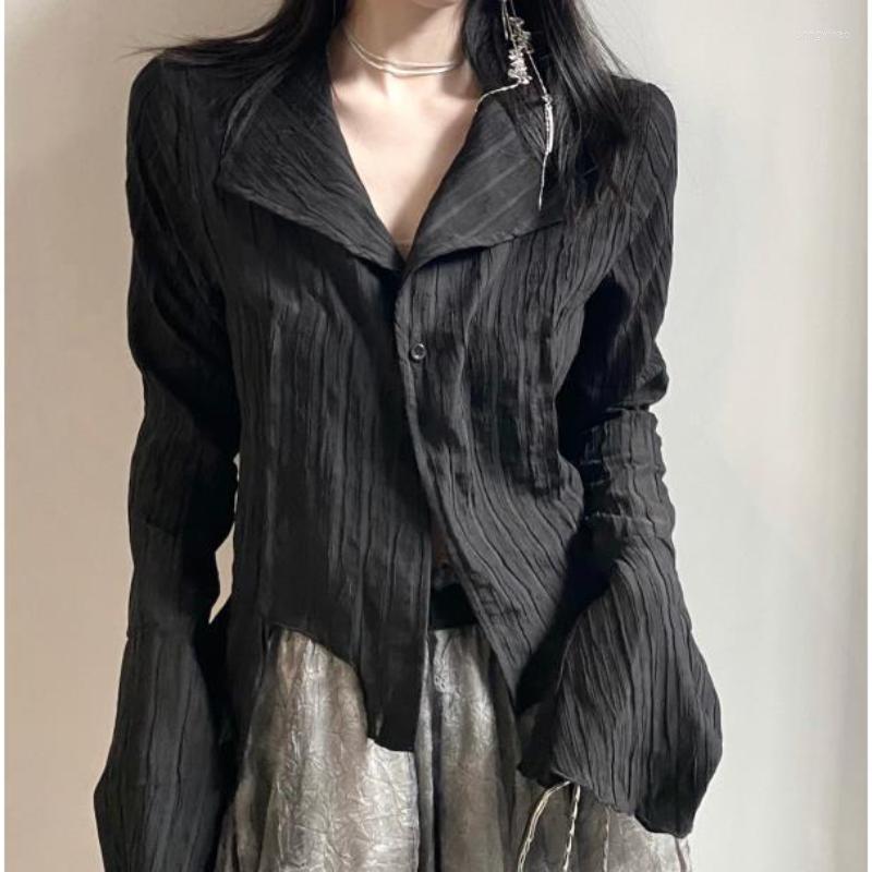 Women' Blouses Gothic Black Shirt Yamamoto Style Dark Aesthetic Blouse Women Irregular Designer Clothes Emo Alt Grunge Tops Y2k
Women' Blouses Gothic Black Shirt Yamamoto Style Dark Aesthetic Blouse Women Irregular Designer Clothes Emo Alt Grunge Tops Y2k