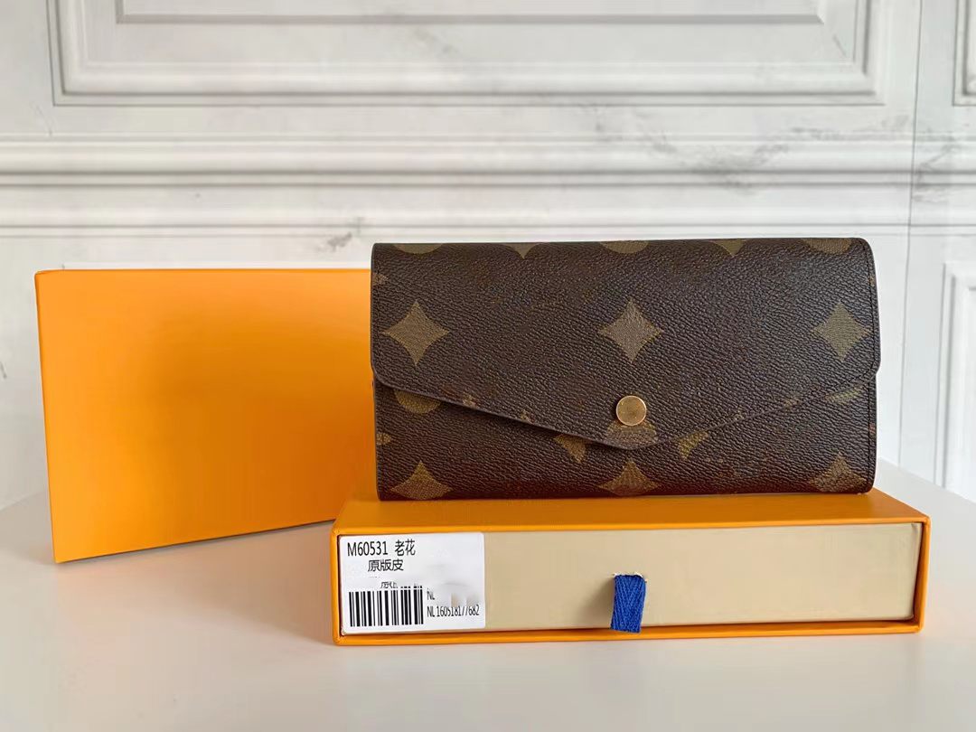 Top High quality single zipper wallets cardholder France Paris Alphabet color style luxurys mens women high-end designers with packaging box 60531
