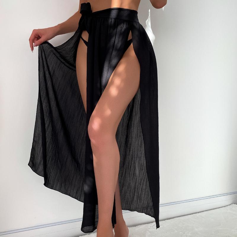 Women's Swimwear Woman Black Split Long High Waist Sexy Skirt Bikinis Swiming Suit Women Bottom Beach Size Luxury SkirtWomen's, W68l101
Women's Swimwear Woman Black Split Long High Waist Sexy Skirt Bikinis Swiming Suit Women Bottom Beach Size Luxury SkirtWomen's, W68l101