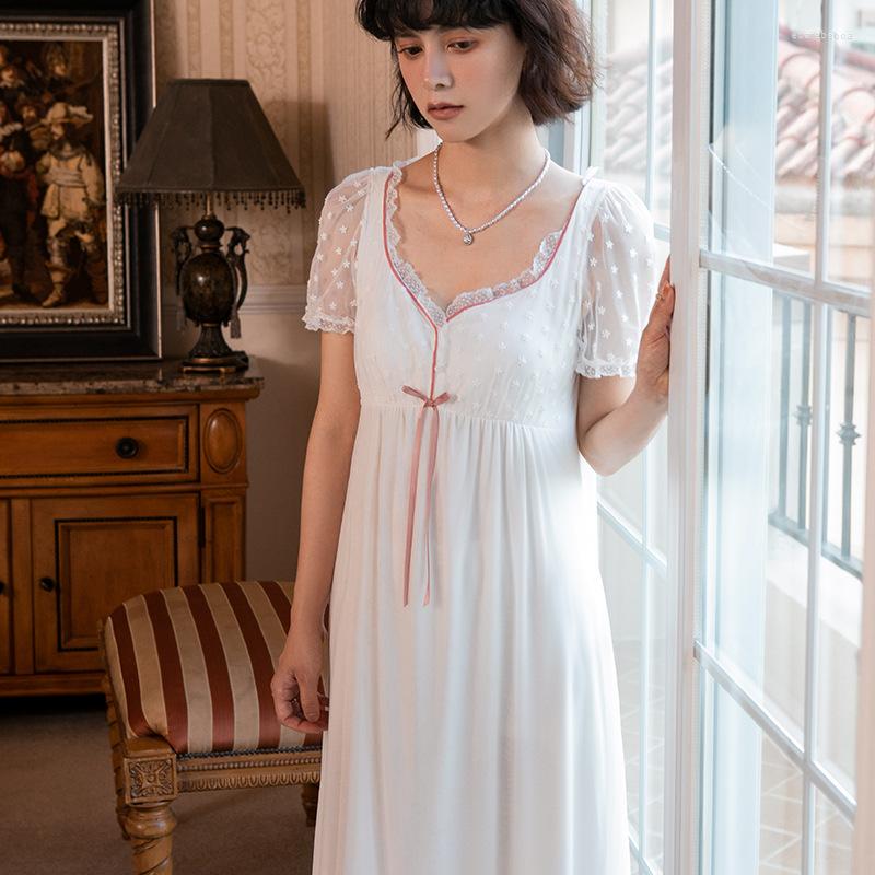 Women's Sleepwear Victorian Nightgown Women Sexy Mesh Short Lace Peignoir Lolita Nightie Princess Built-in Bra Vintage Fairy Night Dress, White
Women's Sleepwear Victorian Nightgown Women Sexy Mesh Short Lace Peignoir Lolita Nightie Princess Built-in Bra Vintage Fairy Night Dress, White