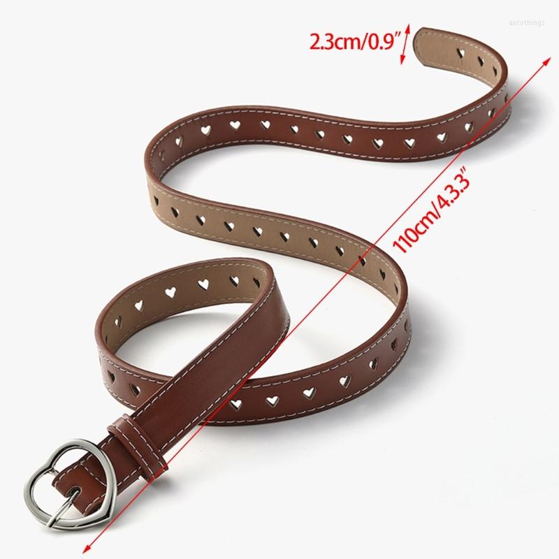 Belts M2EA Jeans Belt Heart Buckle Woman Fashion Leather Casual Pant Hollows Waist Waistband, Black
Belts M2EA Jeans Belt Heart Buckle Woman Fashion Leather Casual Pant Hollows Waist Waistband, Black
