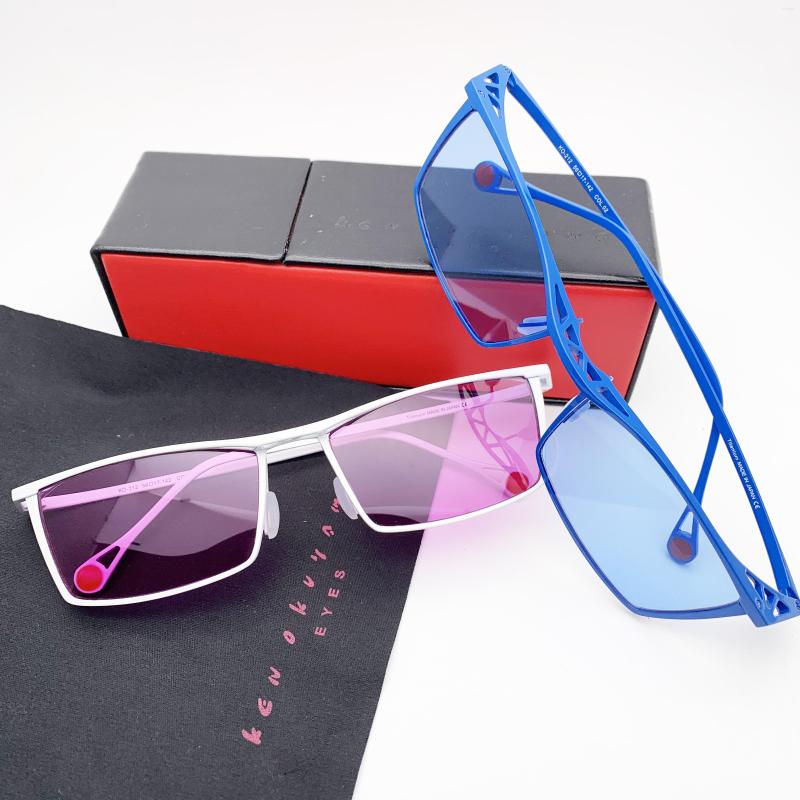 Sunglasses Belight Ken Okuyama Optical Frame Design Square Shape Big Face Women Men UV400 Protection With Case Oculos KO-212 
Sunglasses Belight Ken Okuyama Optical Frame Design Square Shape Big Face Women Men UV400 Protection With Case Oculos KO-212