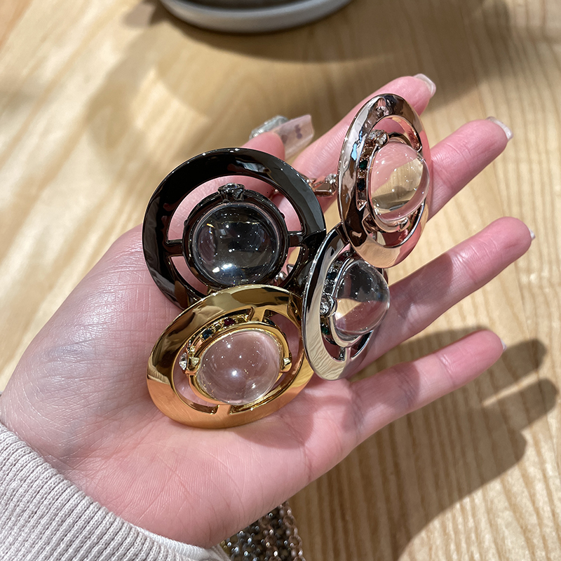 Strands Strings 45CM Size Ball Necklace French Retro Planet Classic Chain with Diamond Clavicle Chain Necklaces For Women 230412