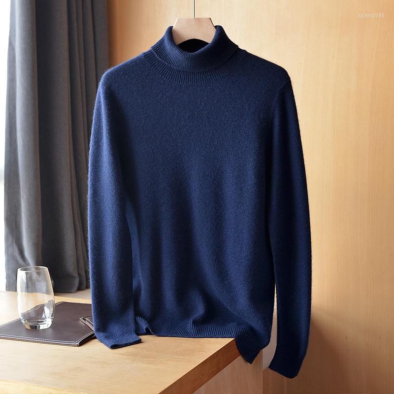 Men' Sweaters MVLYFLRT 2023 Autumn Winter Men' Thickened High Polo Cashmere Knitted Pullover Sweater Solid Color MV-2268, Camel
Men' Sweaters MVLYFLRT 2023 Autumn Winter Men' Thickened High Polo Cashmere Knitted Pullover Sweater Solid Color MV-2268, Camel