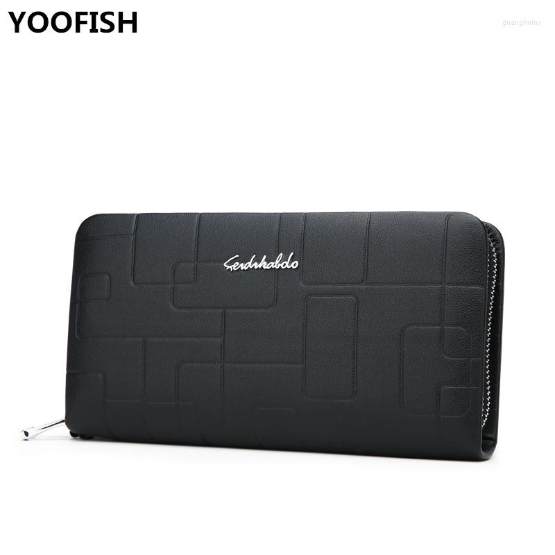 Wallets Luxury Male Leather Purse Men's Clutch Handy Bags Business Carteras Mujer Double Zip Men Black Brown
Wallets Luxury Male Leather Purse Men's Clutch Handy Bags Business Carteras Mujer Double Zip Men Black Brown