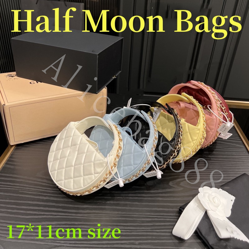 Luxury Mini Totes Half Moon Bags For Girl 6 Color Handbags Genuine Leather 17cm Chain Bags Mini Pocket Purse Wallet For Women Designer Bags, #3
Luxury Mini Totes Half Moon Bags For Girl 6 Color Handbags Genuine Leather 17cm Chain Bags Mini Pocket Purse Wallet For Women Designer Bags, #3