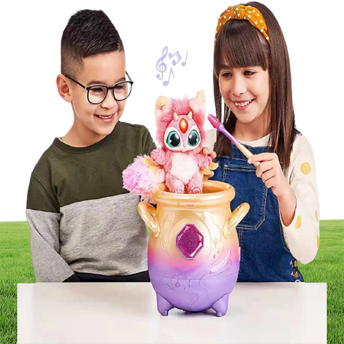 Novelty Items Decorative Objects Figurines Magic Mixies Magic fog pot surprise pet sound light interactive blind box toys authenti7951560