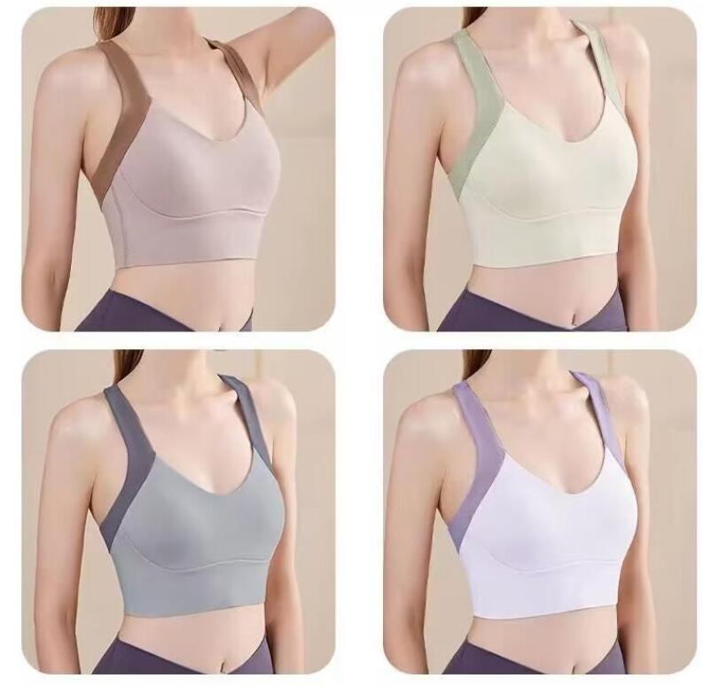 New High Strength Professional Sports Bra for Women's Shockproof Gathered Back Bra Fixed One Piece Yoga Tank Top, 003
New High Strength Professional Sports Bra for Women's Shockproof Gathered Back Bra Fixed One Piece Yoga Tank Top, 003