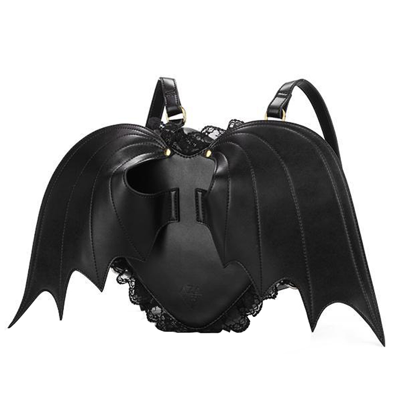 School Bags Women Backpack Bat Wing Backpack Punk Stylish est School Bag for Girls Bat Bag Angel Wings Backpack Cute Little Devil Package 230413, Black
School Bags Women Backpack Bat Wing Backpack Punk Stylish est School Bag for Girls Bat Bag Angel Wings Backpack Cute Little Devil Package 230413, Black