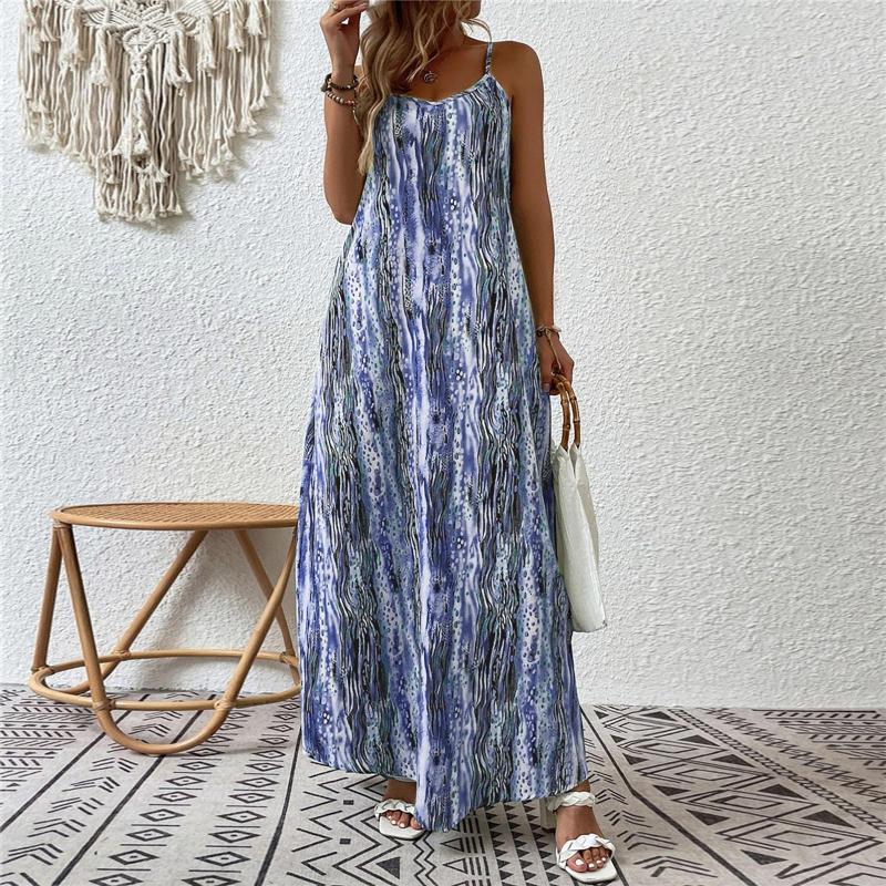 Casual Dresses Women Summer Vintage Print Sling Long Dress Loose Boho Sleeveless Beach Maxi Female Harajuku Tie-dye Printed 2023, Grey
Casual Dresses Women Summer Vintage Print Sling Long Dress Loose Boho Sleeveless Beach Maxi Female Harajuku Tie-dye Printed 2023, Grey