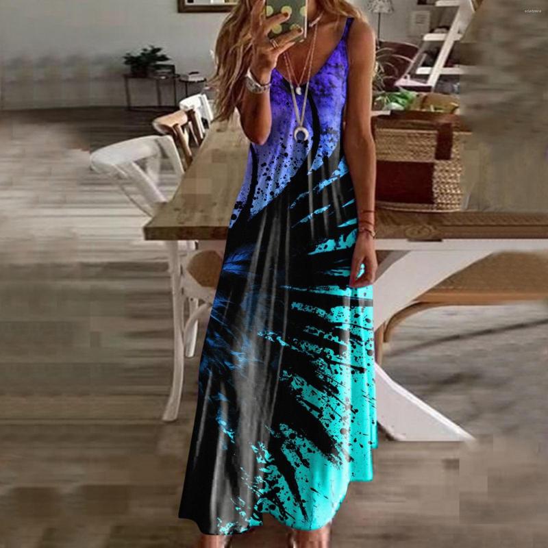 Casual Dresses Beach Dress For Vacation Sleeveless Boho Sundress V Neck Long Maxi Ladies Stylish Vestidos Daily Wear 2023, Black
Casual Dresses Beach Dress For Vacation Sleeveless Boho Sundress V Neck Long Maxi Ladies Stylish Vestidos Daily Wear 2023, Black