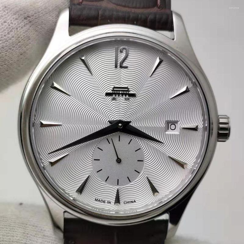 Wristwatches 39.5mm Fashion Classic Beijing Brand Sapphire Sun Pattern Glass Waterproof Calendar Stainless Steel Manual Mechanical Mens, Picture shown
Wristwatches 39.5mm Fashion Classic Beijing Brand Sapphire Sun Pattern Glass Waterproof Calendar Stainless Steel Manual Mechanical Mens, Picture shown