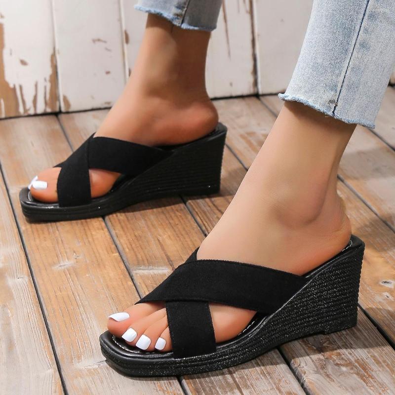 Sandals Women's Slippers Summer Plus Size Comfortable Girls PU Casual Slip On Straight Shoes For Women 2023
Sandals Women's Slippers Summer Plus Size Comfortable Girls PU Casual Slip On Straight Shoes For Women 2023