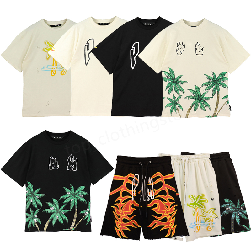 Mens women T shirts Shorts Designer Palms Tracksuit Summer Fashion brand Angle leisure loose Crew Neck Cottons print Luxurys tops Clothing Size S-XL 4X44
Mens women T shirts Shorts Designer Palms Tracksuit Summer Fashion brand Angle leisure loose Crew Neck Cottons print Luxurys tops Clothing Size S-XL 4X44