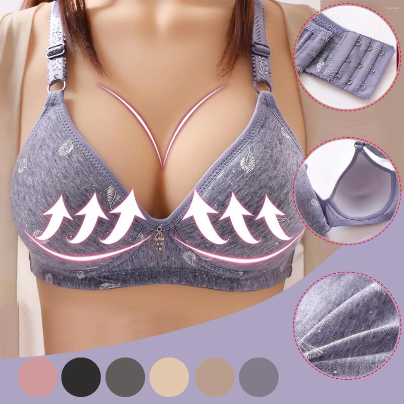 Bras Ladies No Steel Ring Bra Receiving Top Support Sagging Underwear Full Cup Roupas Femininas Lingerie Women's, Blue
Bras Ladies No Steel Ring Bra Receiving Top Support Sagging Underwear Full Cup Roupas Femininas Lingerie Women's, Blue