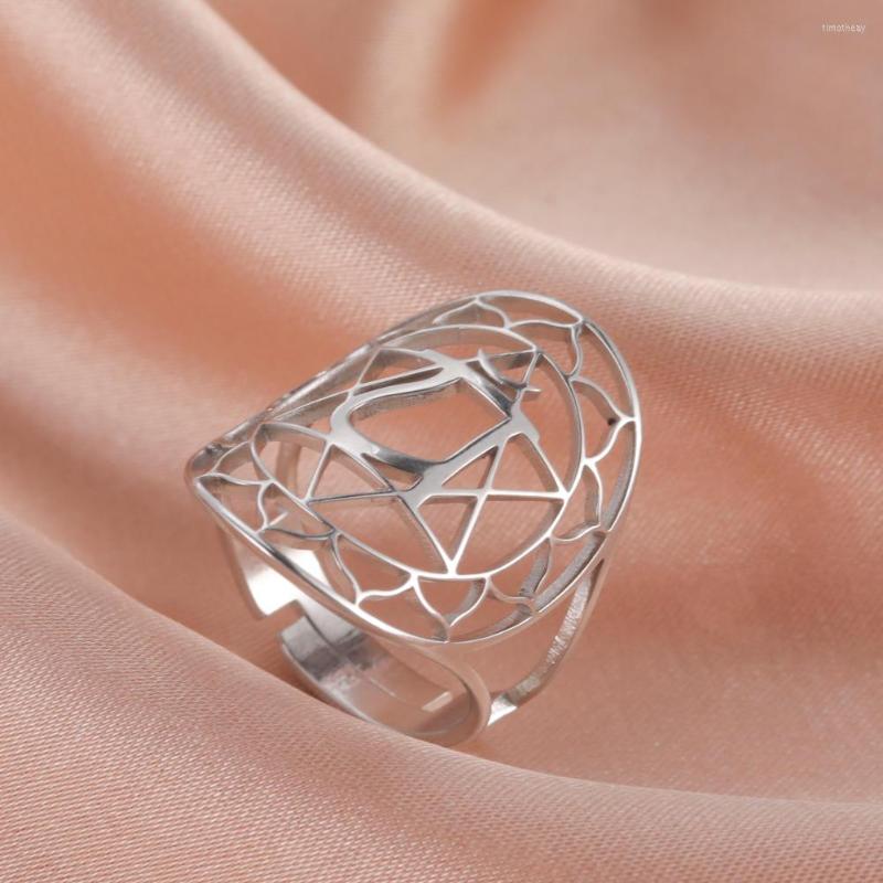 Cluster Rings COOLTIME Lotus Flower Couple For Women Men Star Of David Stainless Steel Open Vintage Jewelry Amulet Talisman Gift
Cluster Rings COOLTIME Lotus Flower Couple For Women Men Star Of David Stainless Steel Open Vintage Jewelry Amulet Talisman Gift