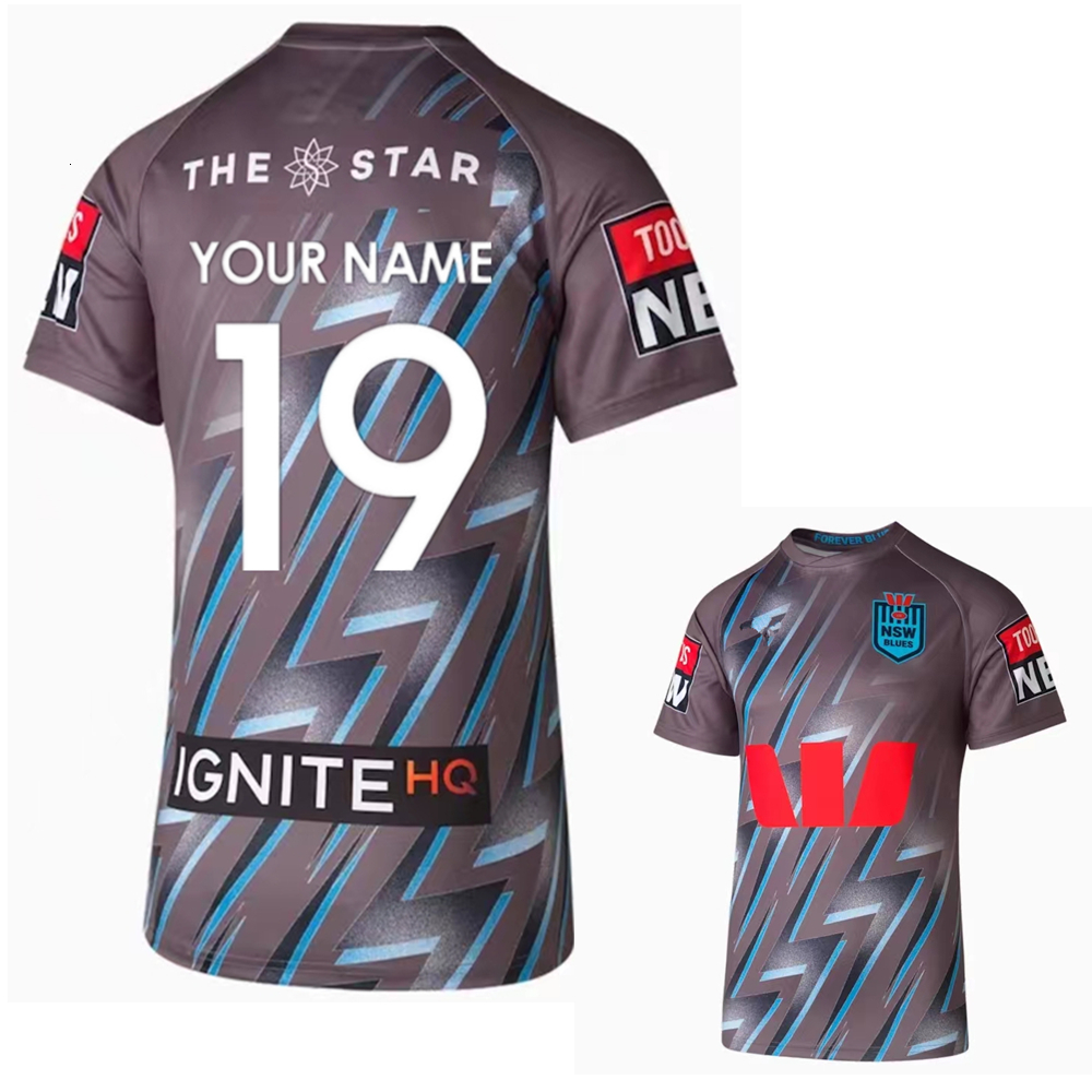 Outdoor TShirts Harvey Norman QLD Maroons 2024 rugby jersey Australia QUEENSLAND STATE OF ORIGIN NSW BLUES home Training shirt 230413