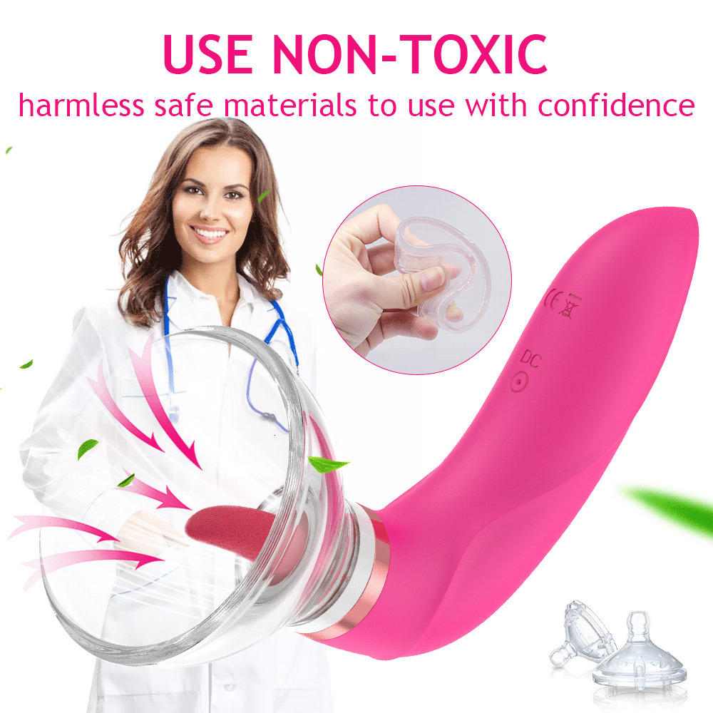 Vibrators Clitoral Sucker Vibrator Sex Toys for Women Sucking Licking Nipples Clit Stimulator for Quick Orgasm Tongue Toy for Adult Female 230413