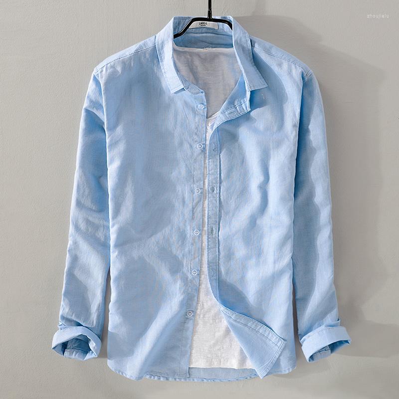 Men's Casual Shirts Spring And Autumn Men Fashion Brand Japan Style Slim Fit Cotton Linen Long Sleeve Shirt Male White Import Clothes, Dark blue
Men's Casual Shirts Spring And Autumn Men Fashion Brand Japan Style Slim Fit Cotton Linen Long Sleeve Shirt Male White Import Clothes, Dark blue