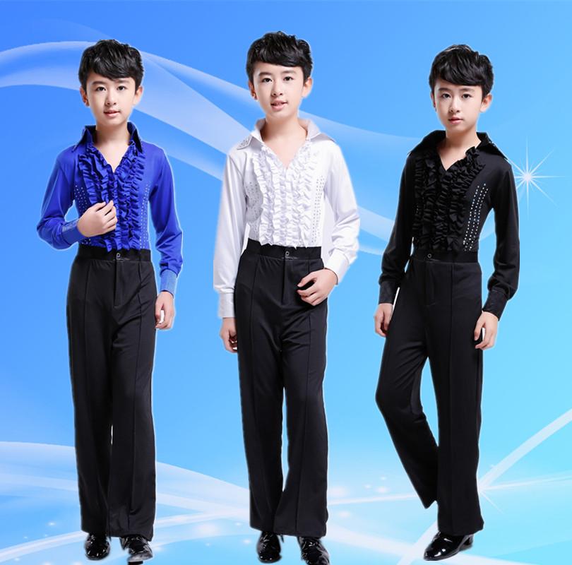Stage Wear Dance Costumes For Boys Kids Latin Dancing Pants Shirt Ear Boy Ballroom Modern Dancewear Tango SambaStage, Blue
Stage Wear Dance Costumes For Boys Kids Latin Dancing Pants Shirt Ear Boy Ballroom Modern Dancewear Tango SambaStage, Blue