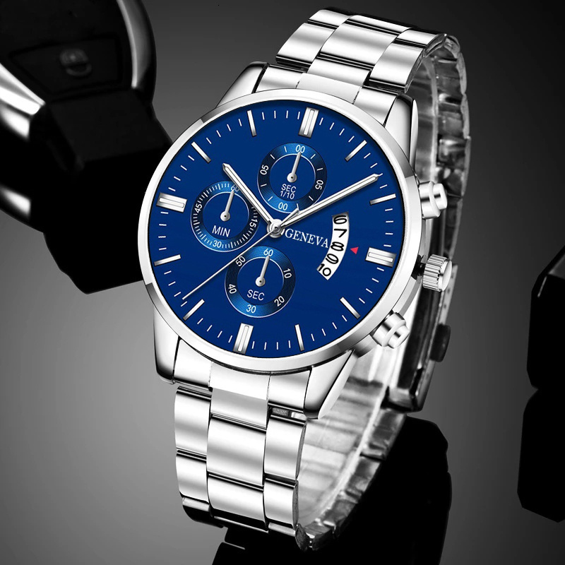 Wristwatches Luxury Fashion Mens Watches Silver Stainless Steel Quartz Wrist Men Business relogio masculino 230412, Bronze
Wristwatches Luxury Fashion Mens Watches Silver Stainless Steel Quartz Wrist Men Business relogio masculino 230412, Bronze