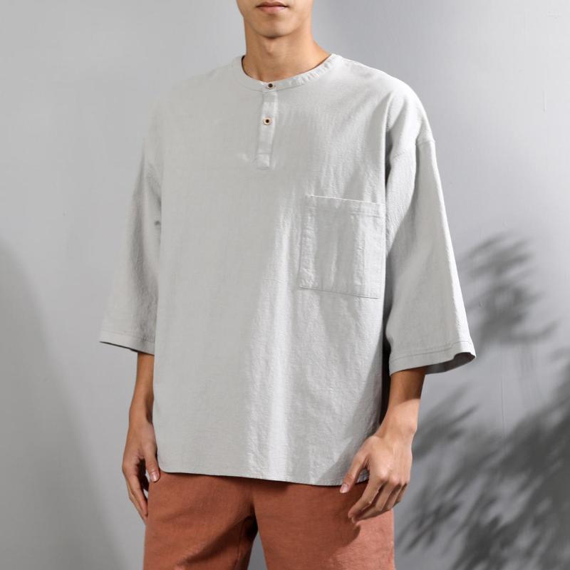Men's Casual Shirts 2023 Cotton For Men Japanese Style Solid Plain Half-sleeved Shirt Loose Blouse Camisa Masculina, Light grey
Men's Casual Shirts 2023 Cotton For Men Japanese Style Solid Plain Half-sleeved Shirt Loose Blouse Camisa Masculina, Light grey