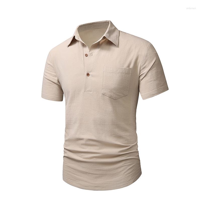 Men's Polos Euro Size Man Short Sleeve Solid Color T-shirts Shirt 2023 Summer Men's Cotton Linen Blend Lapel White Beach Polo Shirts, Black
Men's Polos Euro Size Man Short Sleeve Solid Color T-shirts Shirt 2023 Summer Men's Cotton Linen Blend Lapel White Beach Polo Shirts, Black