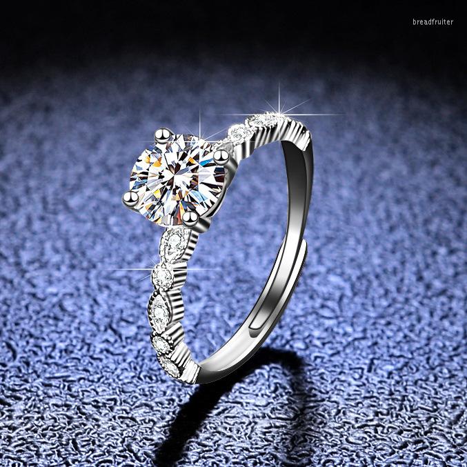 Cluster Rings Fine Jewelry Moissanite Ring Engagement Women 925 Sterling Silver Round Cut Promise Her
Cluster Rings Fine Jewelry Moissanite Ring Engagement Women 925 Sterling Silver Round Cut Promise Her