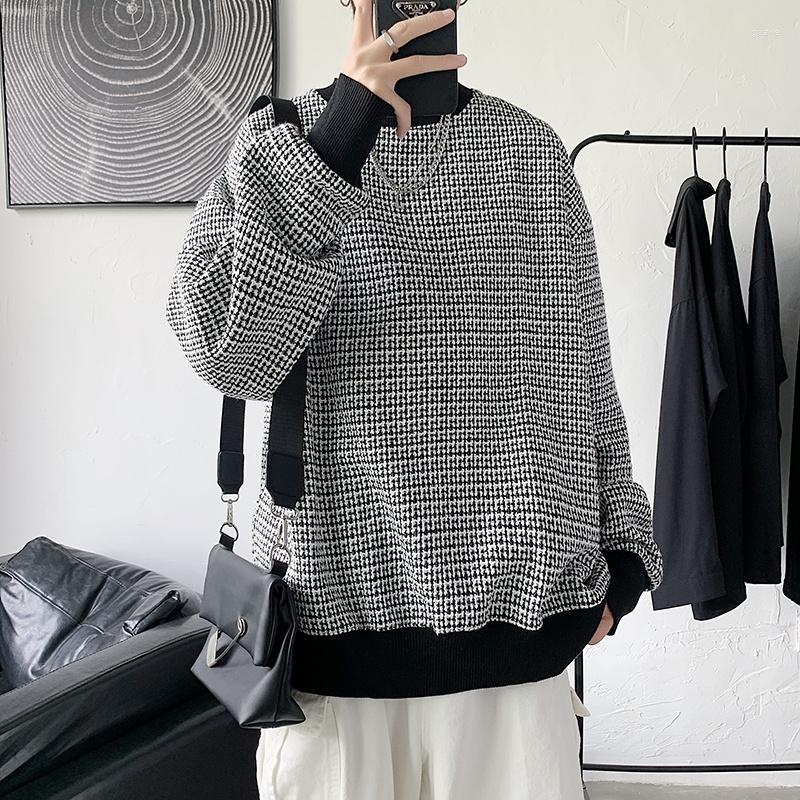 Men's Hoodies Autumn Black/white Plaid Men's Fashion Casual O-neck Sweatshirt Men Streetwear Loose Hip-hop Pullover Hoodie Mens Hoody
Men's Hoodies Autumn Black/white Plaid Men's Fashion Casual O-neck Sweatshirt Men Streetwear Loose Hip-hop Pullover Hoodie Mens Hoody