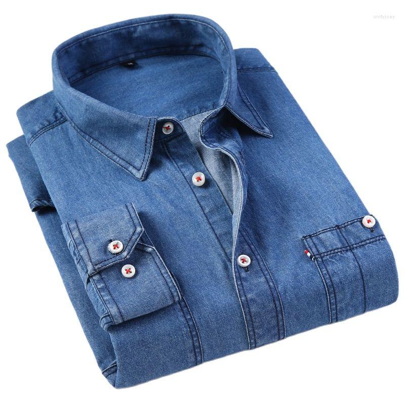 Men's Casual Shirts Shirt Men Long Sleeve Cotton Regular Fit Denim Jeans Western Fashion Man's Clothes, Y173-1
Men's Casual Shirts Shirt Men Long Sleeve Cotton Regular Fit Denim Jeans Western Fashion Man's Clothes, Y173-1
