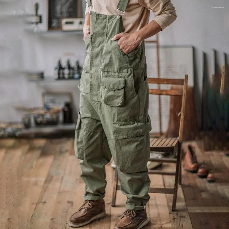 Men' Pants Loose Casual Overalls Men' Straight American Retro Ami Khaki Trend All-match One-piece Suspenders Trousers, Green
Men' Pants Loose Casual Overalls Men' Straight American Retro Ami Khaki Trend All-match One-piece Suspenders Trousers, Green