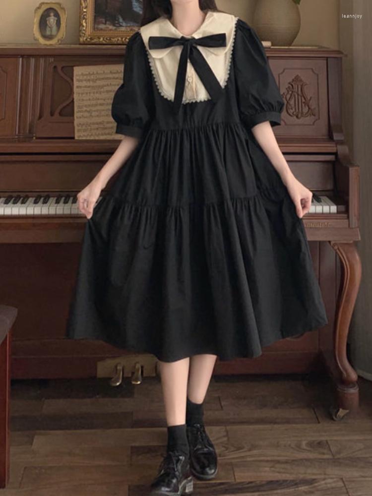Casual Dresses 2023 Summer Women Dress Elegant Vintage Sweet Cute Puff Sleeve Style Sundress Fashion Female Robe, Black
Casual Dresses 2023 Summer Women Dress Elegant Vintage Sweet Cute Puff Sleeve Style Sundress Fashion Female Robe, Black