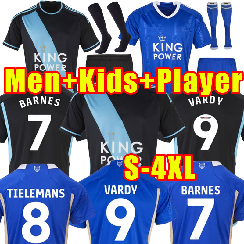 LEICESTER 23 24 soccer jerseyS 2023 2024 city VARDY MADDISON TIELEMANS NDIDI men kids kits socks full sets football shirt Fans player version LOOKMAN DAKA 3XL 4XL
