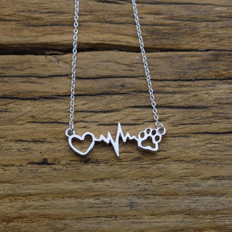 Pendant Necklaces 10pcs Gold & Silver Color Love Heart Print Electrocardiogram Necklace For Women Engagement Wedding Jewelry
Pendant Necklaces 10pcs Gold & Silver Color Love Heart Print Electrocardiogram Necklace For Women Engagement Wedding Jewelry