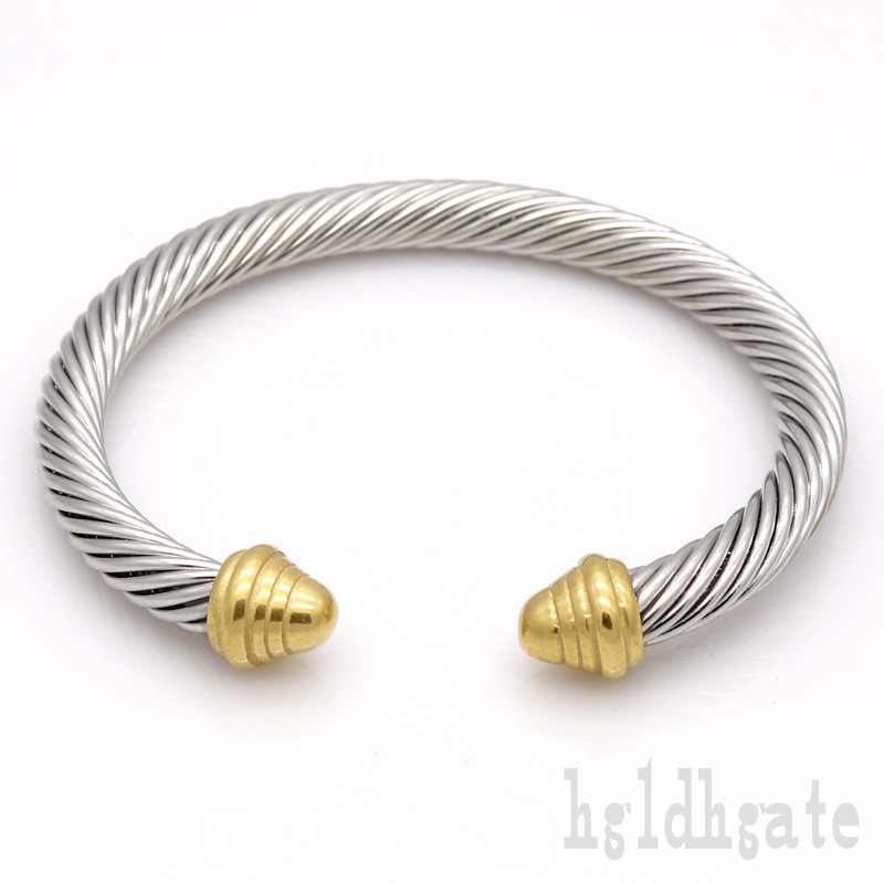 Luxury cable bracelet women designer bracelet twisted helix unique personality punk golden plated love bangles fashion cuff braceletes men romance ZB026 F23
Luxury cable bracelet women designer bracelet twisted helix unique personality punk golden plated love bangles fashion cuff braceletes men romance ZB026 F23