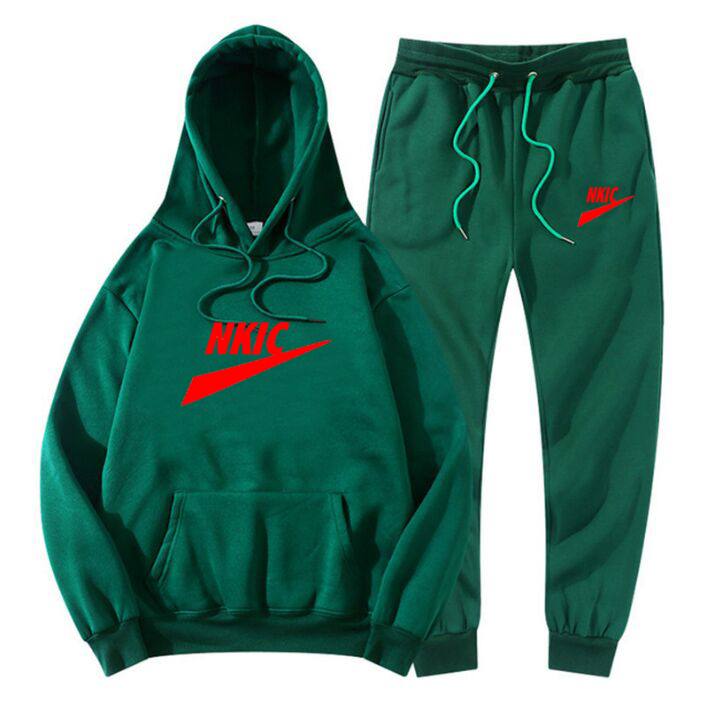 Autumn/Winter Fashion Men's Tracksuit Sets New In Print Hooded Pants Suit Casual Sportswear Sets Male, Green
Autumn/Winter Fashion Men's Tracksuit Sets New In Print Hooded Pants Suit Casual Sportswear Sets Male, Green
