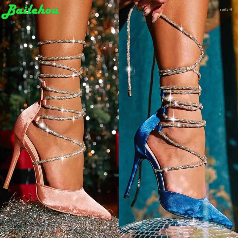 Dress Shoes Women High Heels In Sandals Fashion Roman Silk Ladies Pumps Designer 2023 Cross-tied Rhinestones Party Female Sandal, Black
Dress Shoes Women High Heels In Sandals Fashion Roman Silk Ladies Pumps Designer 2023 Cross-tied Rhinestones Party Female Sandal, Black