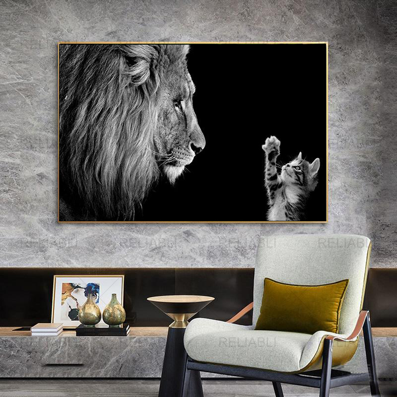 Big Lion And Little Lion Canvas Painting Poster Print Wall Art Picture For Living Room Home Decor Wall Decoration Frameless
Big Lion And Little Lion Canvas Painting Poster Print Wall Art Picture For Living Room Home Decor Wall Decoration Frameless
