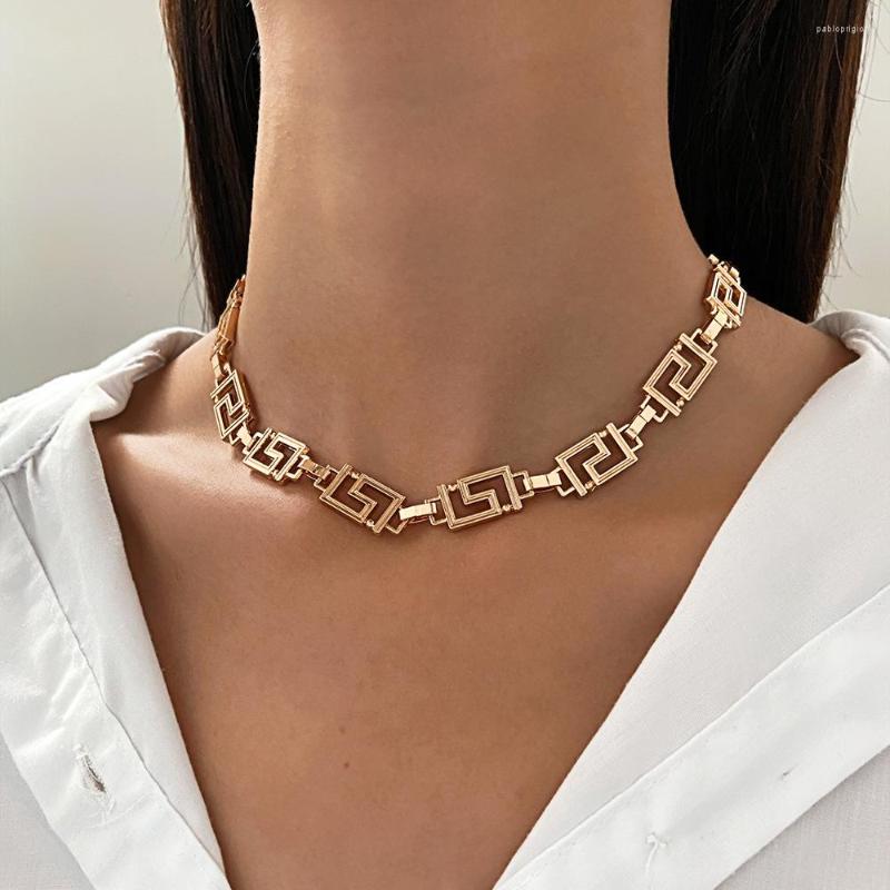 Choker LW Geometric Solid Great Wall Lines Hip-hop Clavicle Chain Ins And Cold Wind Character Texture Accessories
Choker LW Geometric Solid Great Wall Lines Hip-hop Clavicle Chain Ins And Cold Wind Character Texture Accessories