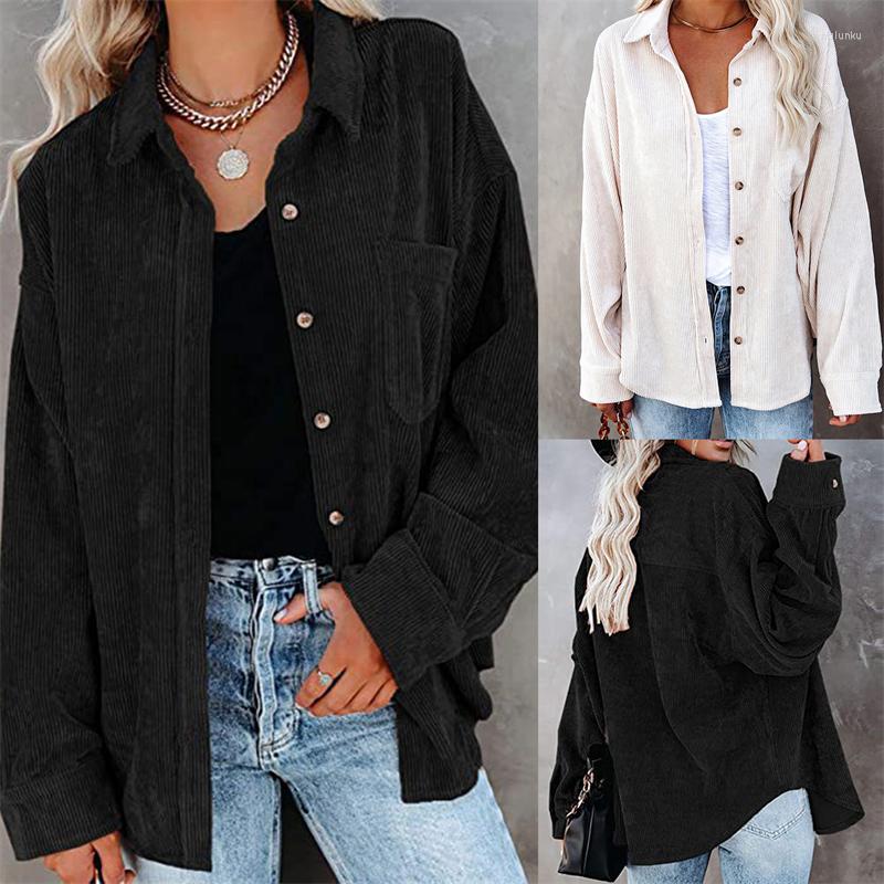 Women's Blouses Corduroy Women Shirts Tunic Womens Tops And Solid Womenswear Long Sleeve Clothing Button Up Down Loose White
Women's Blouses Corduroy Women Shirts Tunic Womens Tops And Solid Womenswear Long Sleeve Clothing Button Up Down Loose White