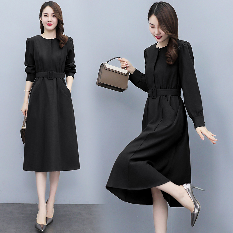 Casual Dresses Spot 2023 Spring New Brushed Twill Waist Wrap Dress for Slim Style, Brown
Casual Dresses Spot 2023 Spring New Brushed Twill Waist Wrap Dress for Slim Style, Brown