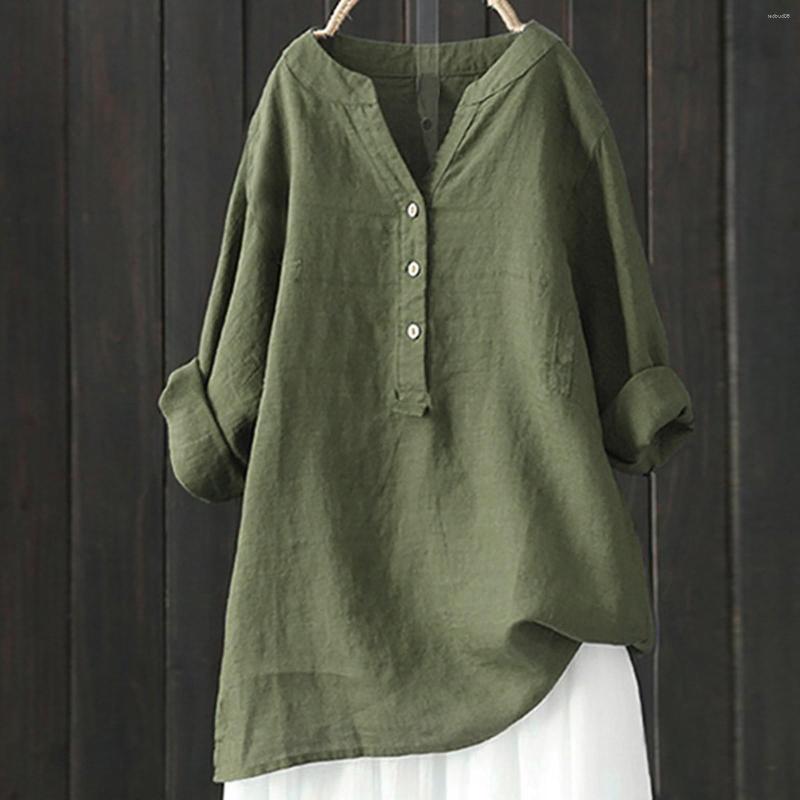 Women' Blouses Women' Solid Color Stand Up Collar Button Cotton Long Sleeved Shirt Blouse Veterans Day Running For Women, Green
Women' Blouses Women' Solid Color Stand Up Collar Button Cotton Long Sleeved Shirt Blouse Veterans Day Running For Women, Green