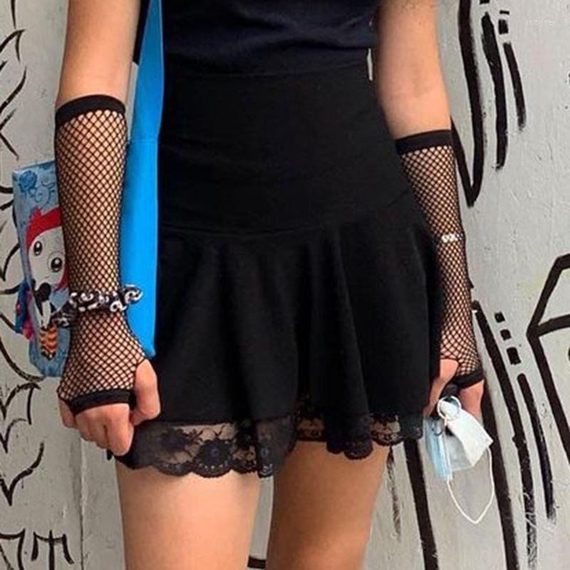 Skirts Y2K Pleated Skirt Feminine Punk Style Black Gothic Dark Academic Aesthetics High Waist Lace Stitching Retro Mini 2023
Skirts Y2K Pleated Skirt Feminine Punk Style Black Gothic Dark Academic Aesthetics High Waist Lace Stitching Retro Mini 2023