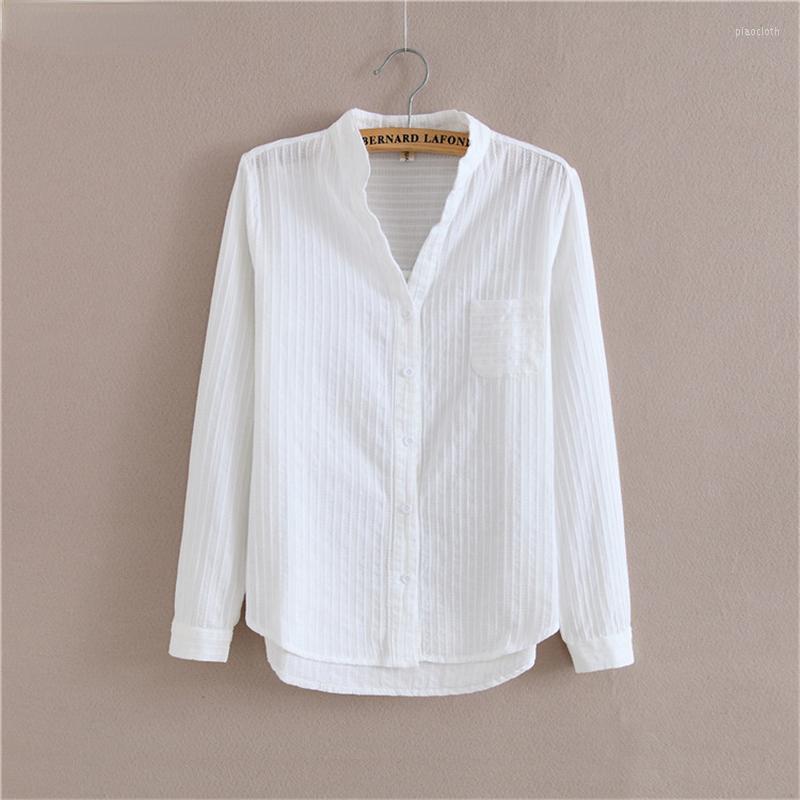 Women's Blouses Cotton Shirt High Quality Women Blouse Autumn Long Sleeve Solid White Shirts Slim Female Casual Ladies Tops Style, 6819
Women's Blouses Cotton Shirt High Quality Women Blouse Autumn Long Sleeve Solid White Shirts Slim Female Casual Ladies Tops Style, 6819