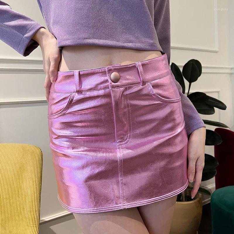 Skirts HOUZHOU Y2k Metallic Skirt Women Summer Harajuku Fashion Casual High Waist Glossy Slim Mini Streetwear Party Night Club, Silver
Skirts HOUZHOU Y2k Metallic Skirt Women Summer Harajuku Fashion Casual High Waist Glossy Slim Mini Streetwear Party Night Club, Silver